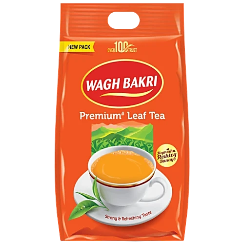 Wagh Bakri Premium Leaf Tea, 1 kg Pouch